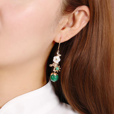 NC 180011 民族风纯银长款耳环古风耳坠 商品图2