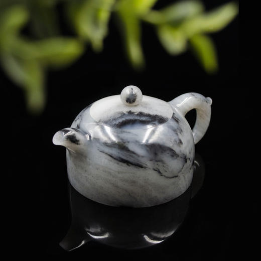 和田玉（青花）玉壶--贵妃壶（宋鸣放6606）229.74G 商品图6