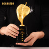 盛典金叶子奖杯定制创意奖杯金属浮雕纪念牌优秀员工年会颁奖奖杯 商品缩略图4