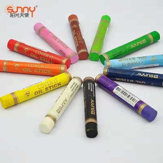 703叠色24色圆形油画棒纸盒装 商品图2