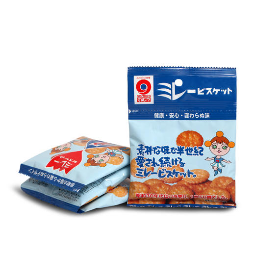 野村米乐原味健康饼干儿童宝宝磨牙饼干零食40g*4包    2024.3.25   日期特价 商品图5