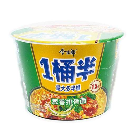 146g12桶今麦郎葱香排骨一桶半