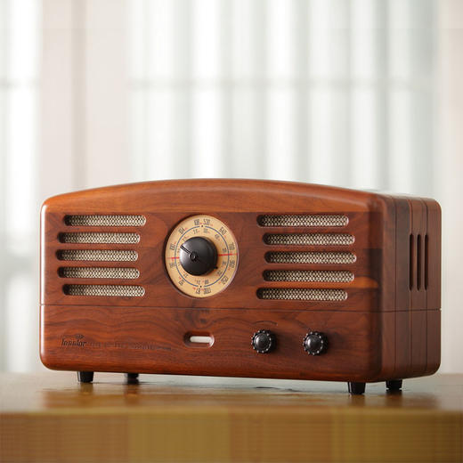 猫王收音机 r601bsw 电子管胆机 实木蓝牙音箱猫王1花梨木典藏级