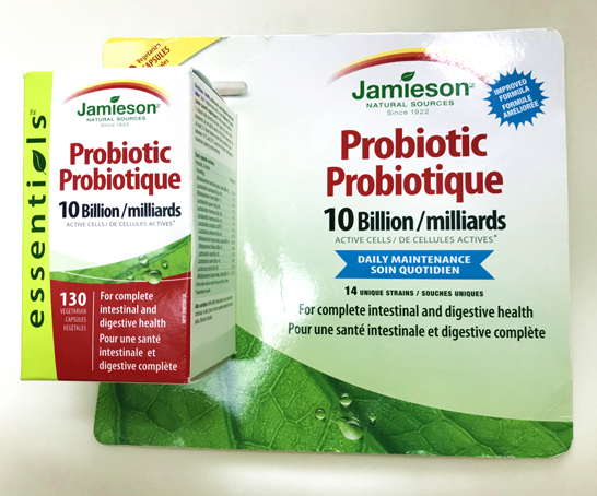 特价！Jamieson100亿株天然益生菌胶囊130片（成人儿童适用）（Jamieson Probiotic 10 billion 130 Capsules）温哥华直邮