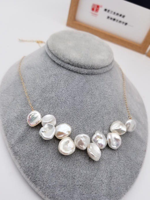 三生石·14k包金巴洛克珍珠项链 商品图3