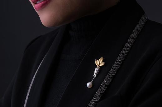 三生石·静待花开·玉兰两用胸针 商品图7