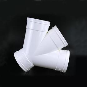 中财风管斜四通-异径 DN110×75(支) 16只/箱 商品代码82337