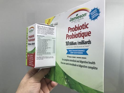 特价！Jamieson100亿株天然益生菌胶囊130片（成人儿童适用）（Jamieson Probiotic 10 billion 130 Capsules）温哥华直邮 商品图2