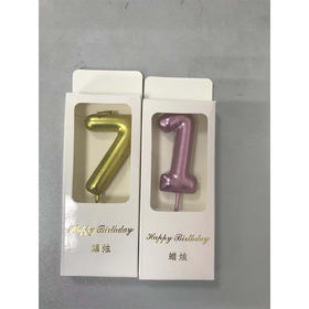 数字蜡烛【气球款】（1个数字）数字2缺货