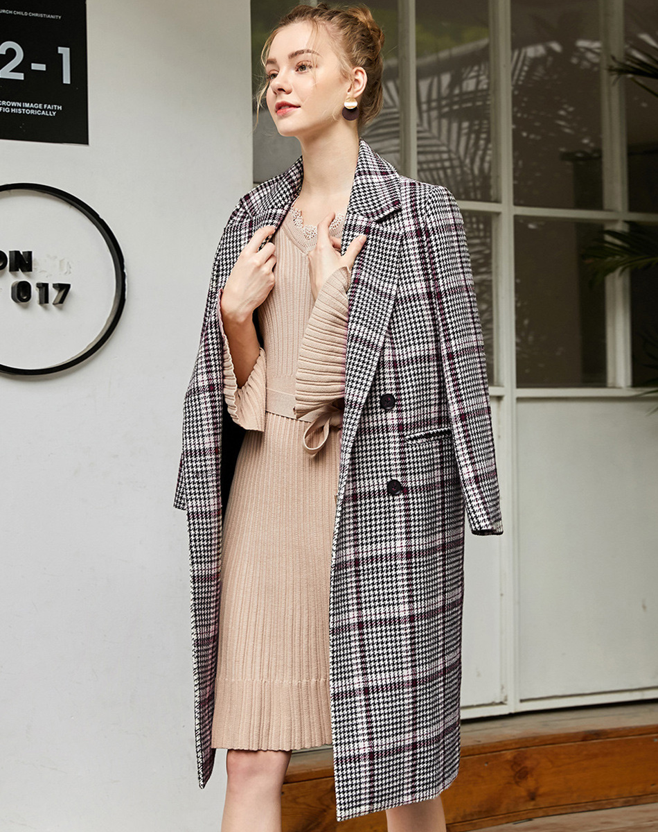 《sr#冬季新品》单面呢外套大衣冬sr 星柚服饰微商城