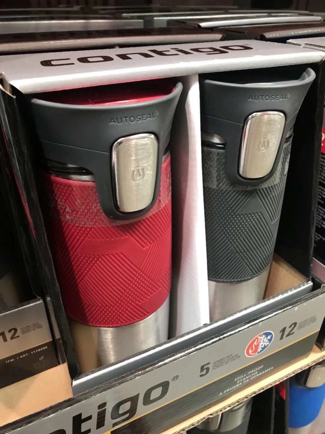 contigo康迪克不锈钢保温保冷杯子每组473ml2只装