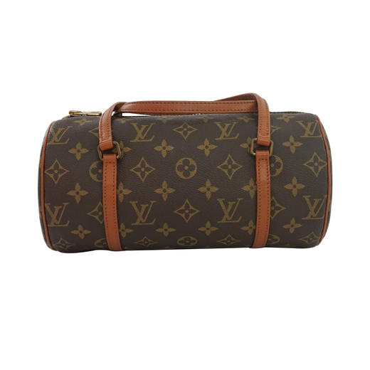 lv老花圆筒手提包