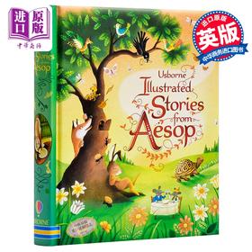 伊索寓言 35个小故事 英文版 Usborne Illustrated Stories from Aesop 经典童话故事儿童文学 软皮精装 全彩插图