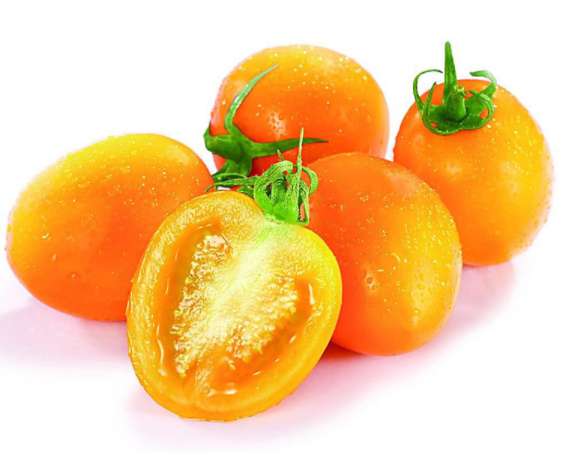 果肉厚实 香甜味美 珍珠黄柿子 500g/盒