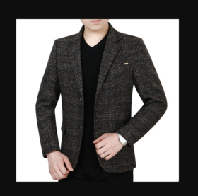 【服饰鞋包】秋季新款休闲西服男修身商务上衣外套青年韩版单西男士小西装