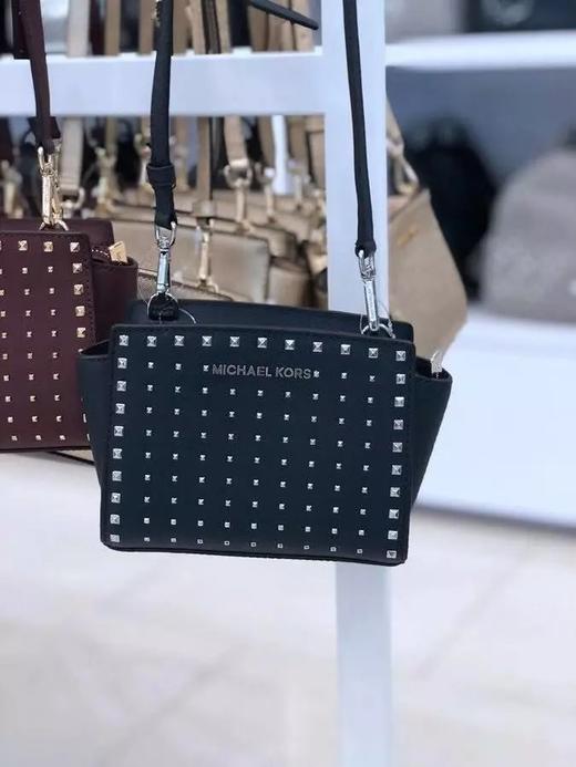 国内现货  Michael Kors MK Selma Mini 女士铆钉单肩斜挎女包 3色入 商品图7