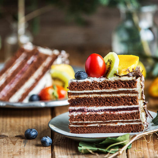 【特价-138元】浪漫果纷、香颂、森林果王-2磅蛋糕 三选一（高州） 商品图3