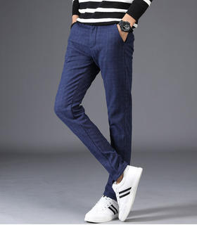 【服饰鞋包】冬季新品男装加绒加厚长裤 商务男士中年休闲长裤