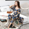 【睡袍】 睡衣三件套 性感棉绸女士家居服新品春秋季爆款睡袍吊带裤 商品缩略图0