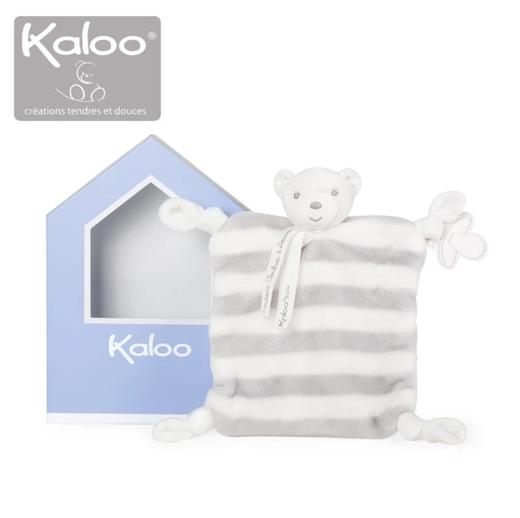 kaloo 轻柔系列条纹蓝兔安抚巾 K960088 商品图2