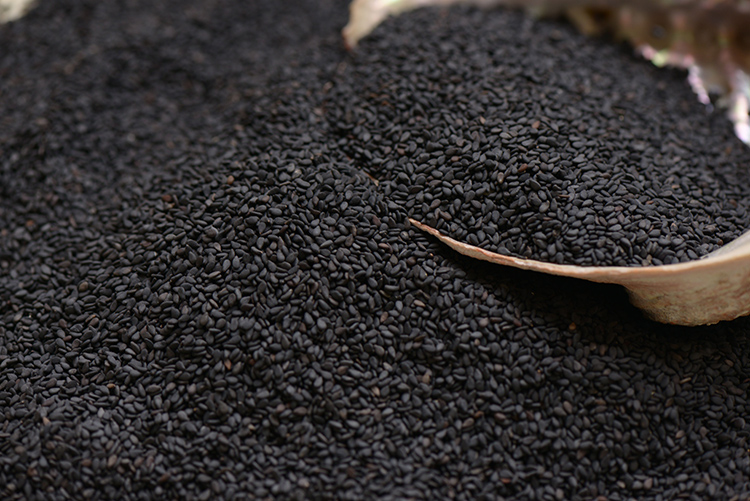 生黑芝麻半斤250g去壳免洗黑芝麻仁五谷杂粮