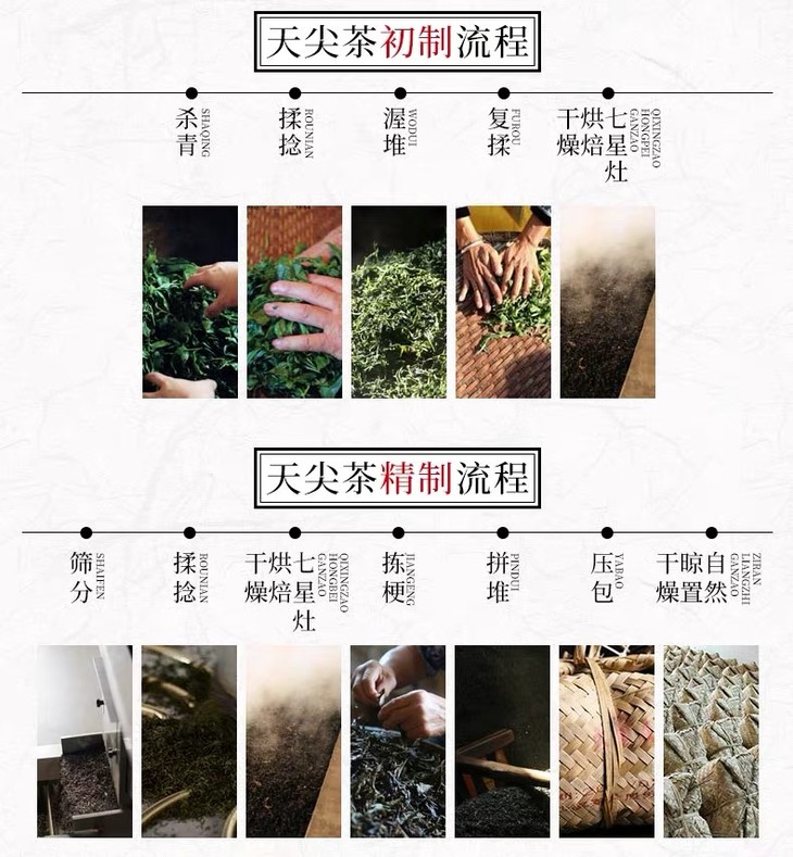 白沙溪天尖茶200g
