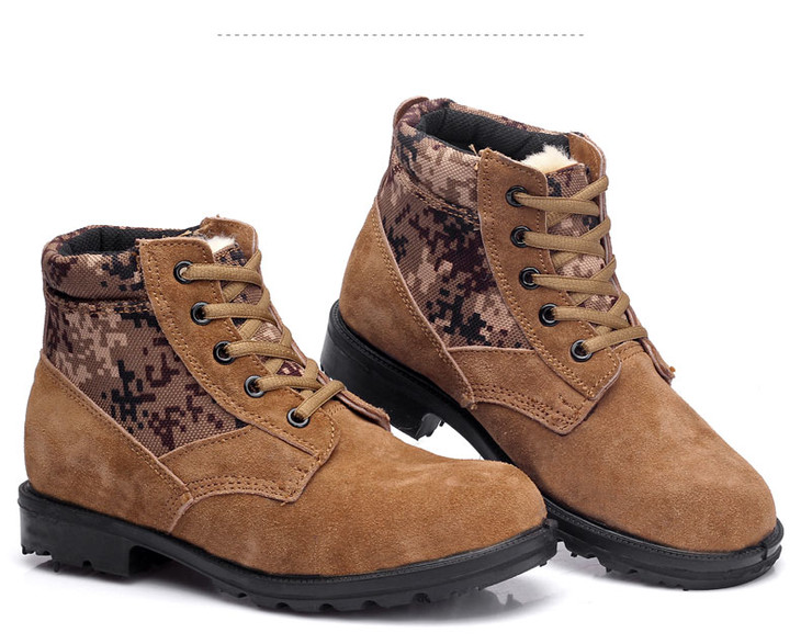 3515强人经典大头棉鞋保暖羊毛男靴工装鞋户外劳保鞋dtc09