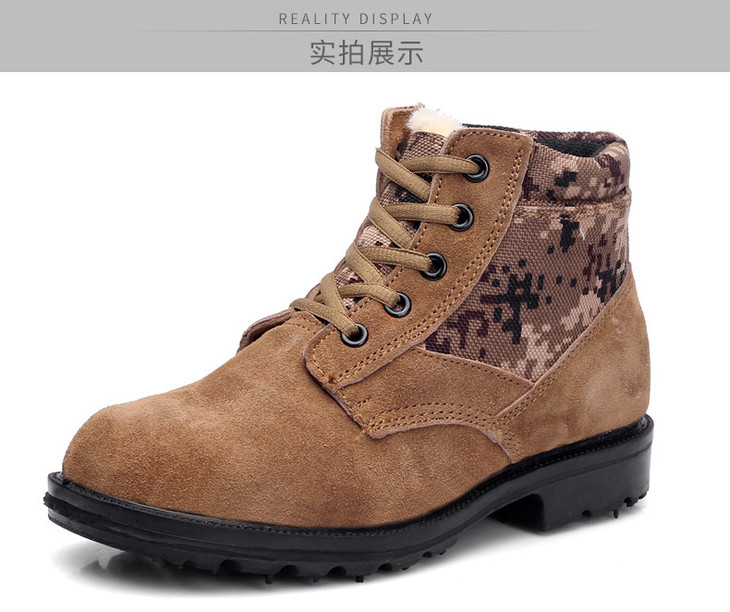 3515强人经典大头棉鞋保暖羊毛男靴工装鞋户外劳保鞋dtc09