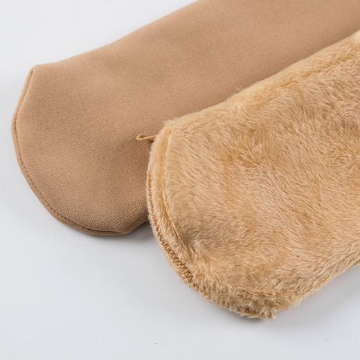 秋冬加绒加厚雪地袜子棉纶中筒保暖地板袜纯色男女成人雪地袜