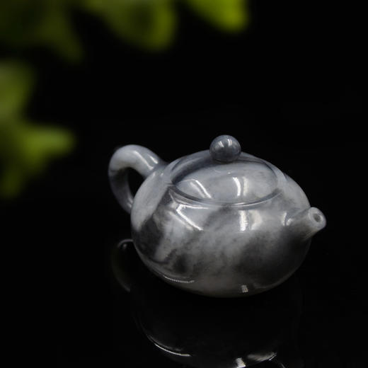 和田玉（青花）玉壶--圆壶（宋鸣放6605）125.31g 商品图8