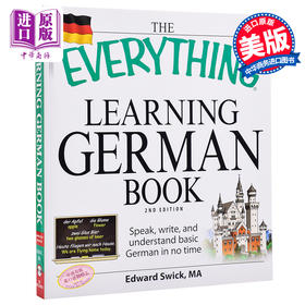 【中商原版】德语学习书（第2版）英文原版 "Everything" Learning German Book Edward Swick Adams Media