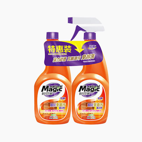 妙管家厨房重油污清洁剂660g*2 商品图0