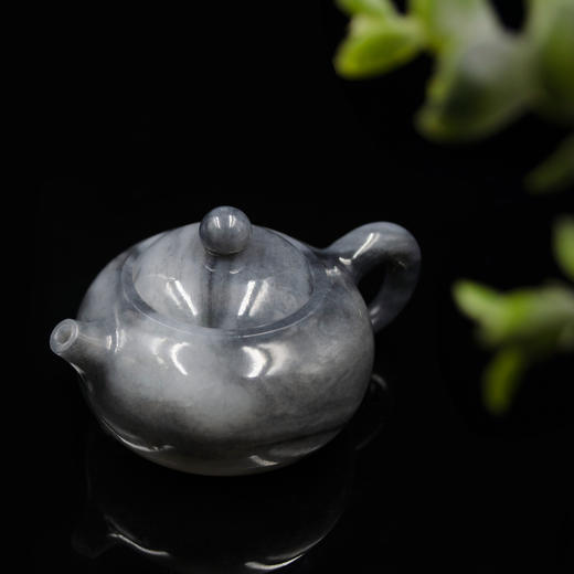 和田玉（青花）玉壶--圆壶（宋鸣放6605）125.31g 商品图9