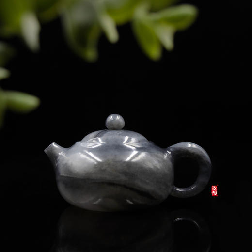 和田玉（青花）玉壶--圆壶（宋鸣放6605）125.31g 商品图6