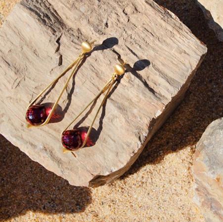 北京仓｜DEAN DAVIDSON-Morocco-天然樱桃石英 耳环［加拿大设计师］ 商品图3