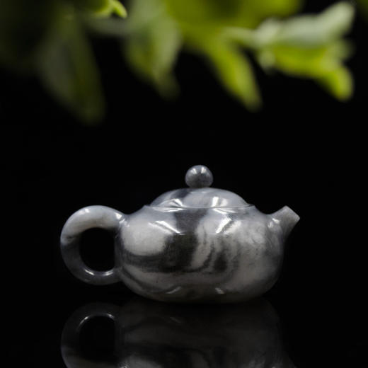 和田玉（青花）玉壶--圆壶（宋鸣放6605）125.31g 商品图7