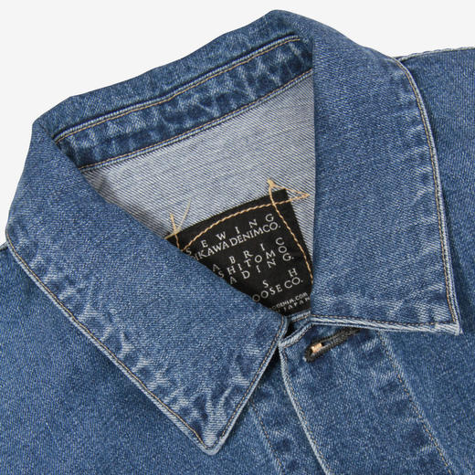 KURO MONTE DENIM COAT HERITAGE WASH 01 水洗破坏牛仔夹克 商品图1