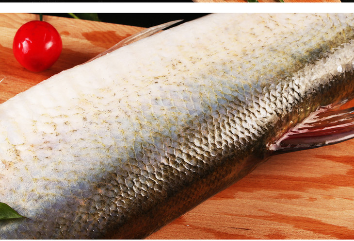 太湖白鱼袋装600g半成品冷冻食材白鱼整条营养丰富