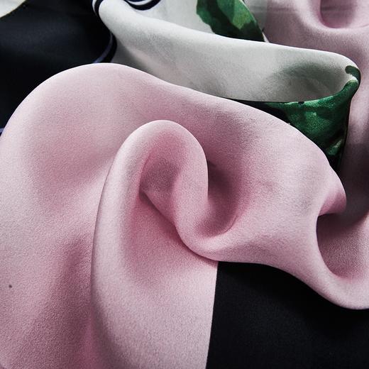 真丝长巾 花恋 商品图4