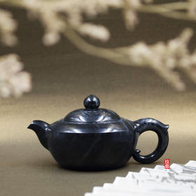 和田玉（青花）玉壶--碗灯壶（宋鸣放6631）145.86G