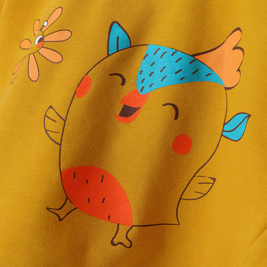 【童装打底衫】秋季童上衣 1~3岁卡通小鸟印花长袖外套韩版童打底衫长袖T恤 商品图0