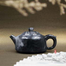 和田玉（青花）玉壶--圆棱壶（宋鸣放6611）188.315G