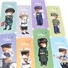 木木花喵警司手绘个性书签“警服演变史” 商品缩略图2