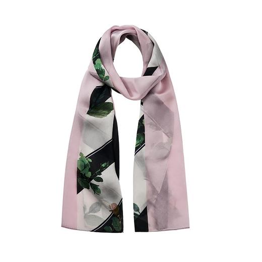 真丝长巾 花恋 商品图3