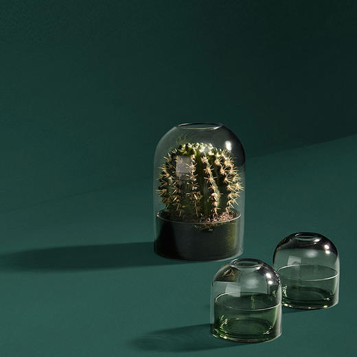 丹麦AYTM 香薰灯罩花瓶摆件 客厅插花玻璃透明蜡烛北欧ins欧式 商品图2