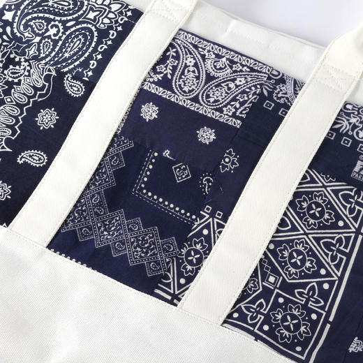 Simple Union Canvas Tote Bag Vintage Bandana腰果花托特包 商品图2