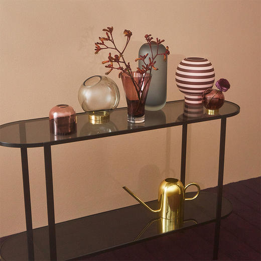 丹麦AYTM 玻璃花瓶摆件 客厅北欧软装新年新家装饰 黄铜轻奢插花简约创意水培ins 商品图3