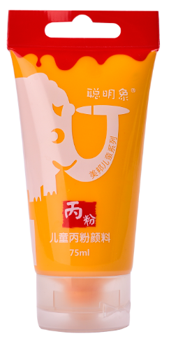 75ml塑料管装儿童丙粉颜料