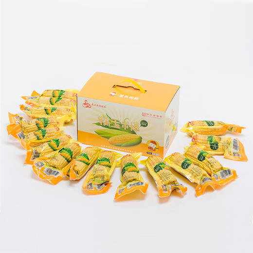 真正老陆稿荐甜糯玉米棒真空熟食礼盒200g*15一整箱早餐即食中华老字号 商品图1