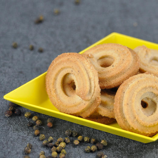 兴科胡椒酥饼125g 盐味饼干 兴隆热带植物园海南特产休闲零食点心 商品图1